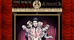 Desktop Screenshot of dantemagic.com